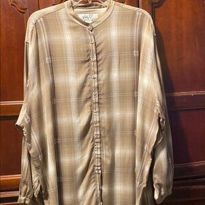 Kathryn Deena Tan Casual Button Down long shirt
